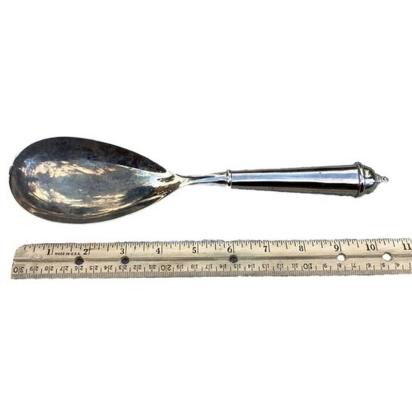 Towle Silversmiths Salad Spoon 11 Inch Silver Vintage Classic Serving Spoon - Picture 4 of 4